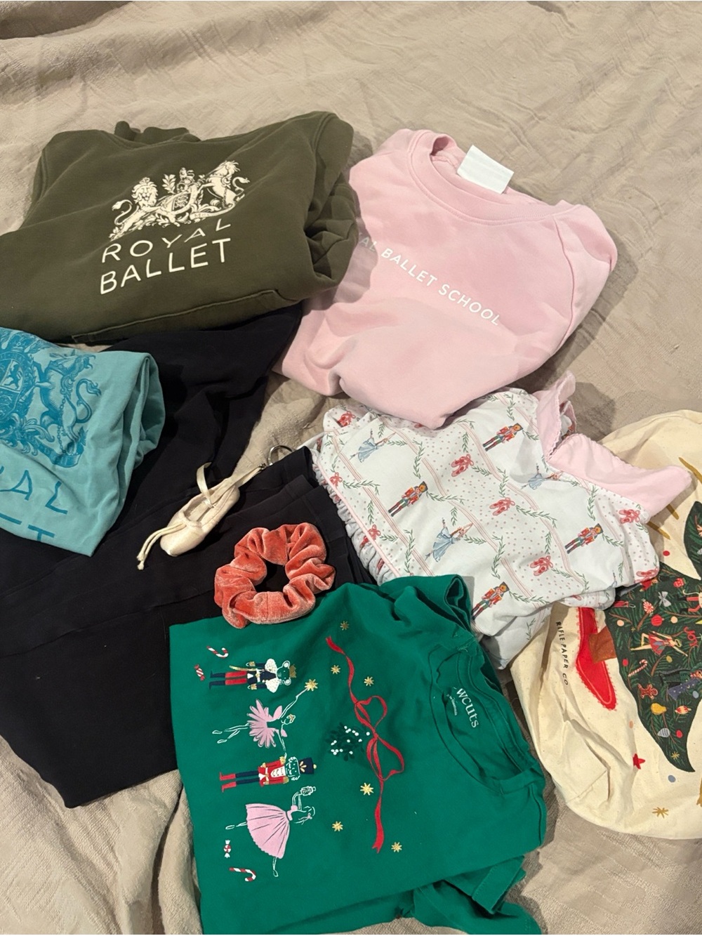 Girls' Ballet Bundle, Nutcracker shirt & Dress + Royal Ballet Hoodie 🩰